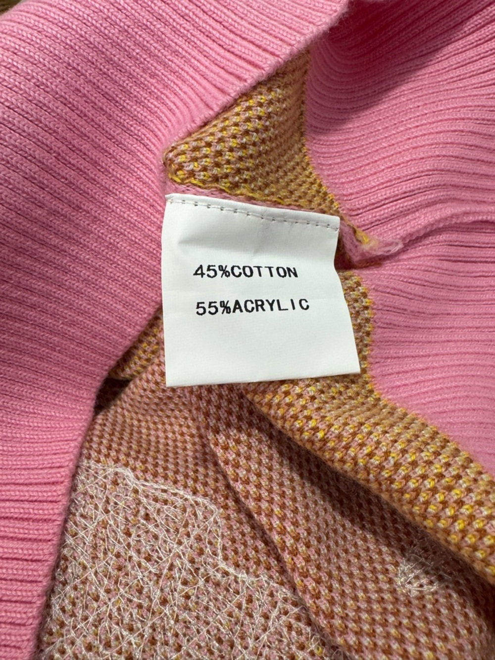 New! QUEEN OF SPARKLES Pink Candyland Sequin Sweater Dress - Picture 10 of 10